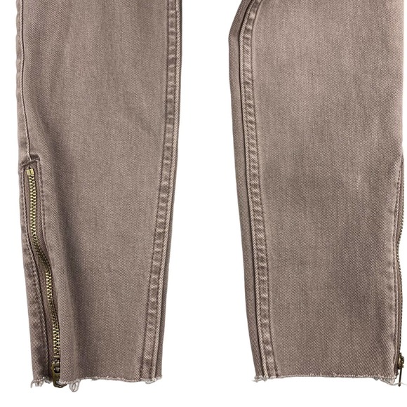 Abercrombie & Fitch Super Skinny High Rise Jeans Sz 00 Light Brown - Picture 9 of 10